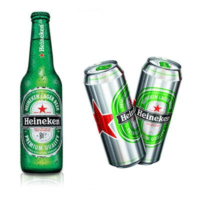 Piwo Heineken – butelka i puszka