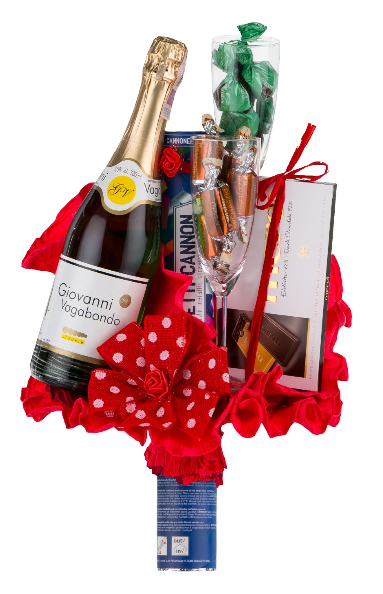 Bukiet prezentowy - Champagne Set