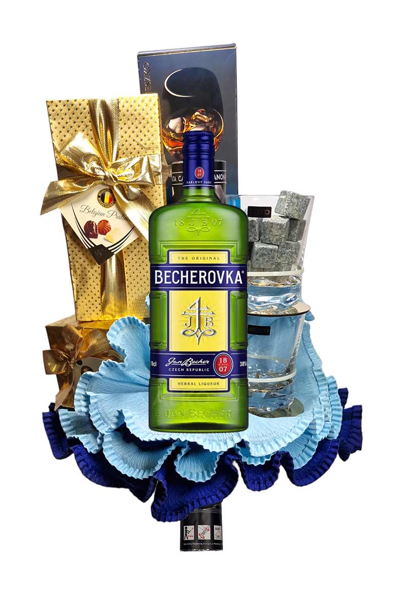 Bukiet prezentowy - Becherovka
