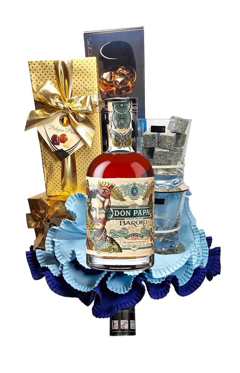 Bukiet prezentowy - Don Papa Baroko