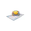 3D Kartka – Numer 40 (niebieska)
