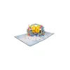 3D Kartka – Numer 90 (niebieska)