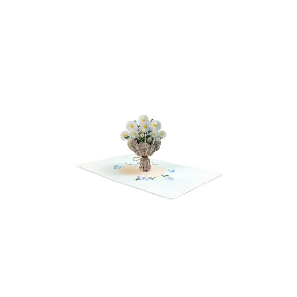 3D Kartka - Margerytki