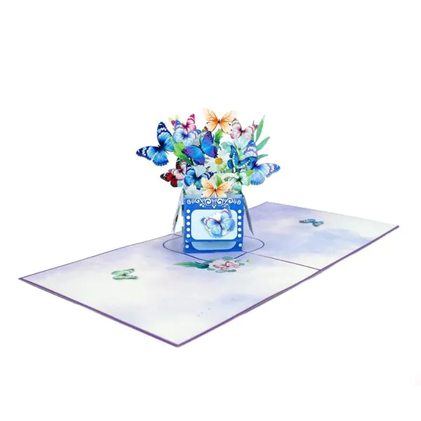 3D Kartka - Magiczne motyle