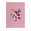 3D Kartka - Orchidea i motyle