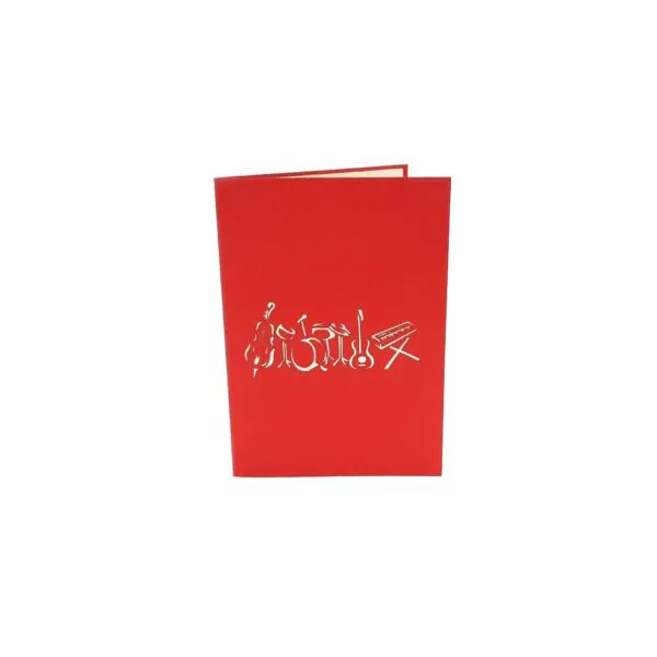 3D Kartka - Instrumenty muzyczne