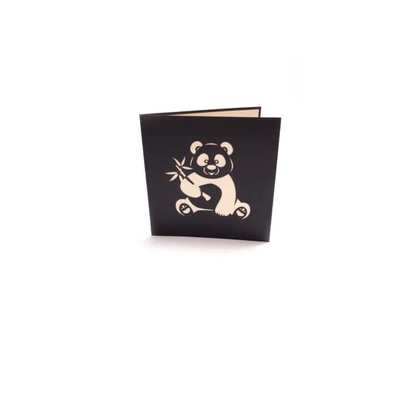 3D Kartka - Panda