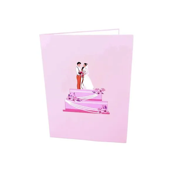 3D Kartka - Tort weselny