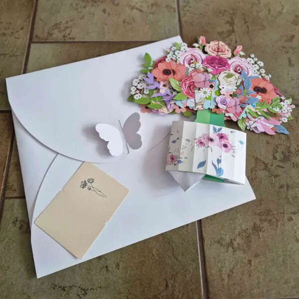 3D Bukiet - Mix kwiatów