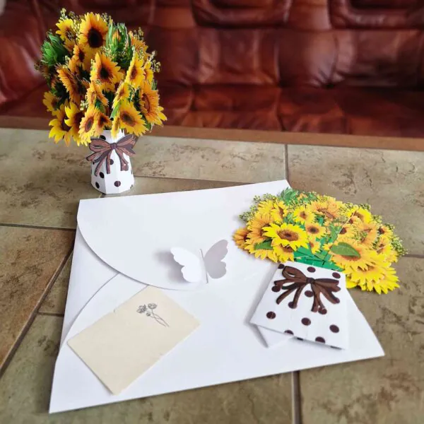 3D Bukiet - Słonecznik