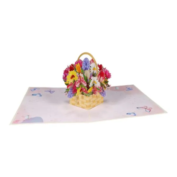 kvetinovy_kos_open.jpg 3D Kartka - Kosz z kwiatami