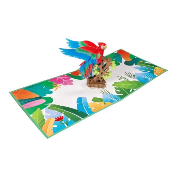 3D Kartka - Papuga