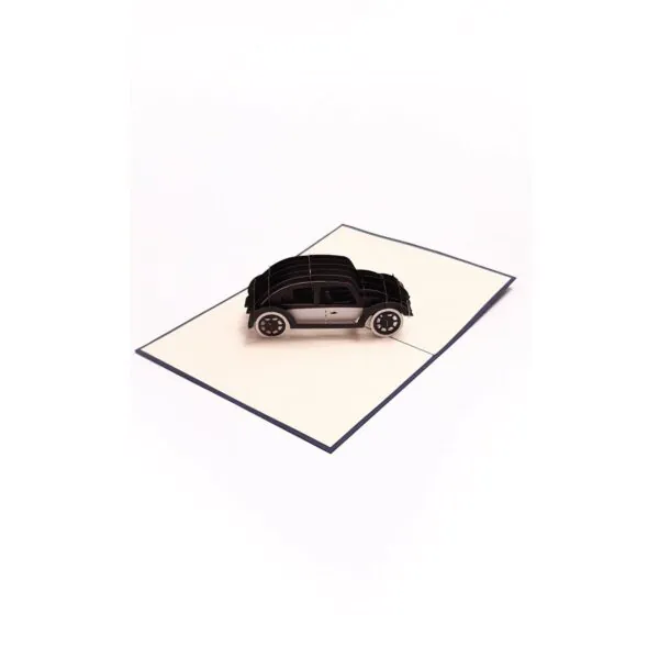 3D Kartka - Samochód