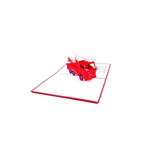3D Kartka - Strażacy