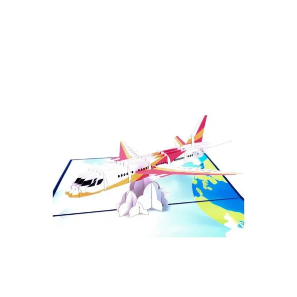 3D Kartka - Samolot