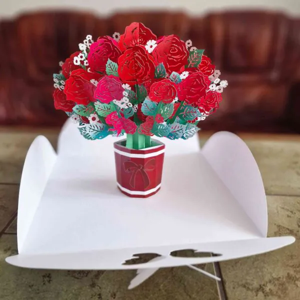 3D Bukiet - Czerwone Róże