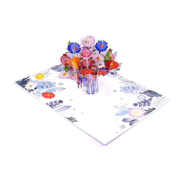 kopretiny_ve_vaze_open.jpg 3D Kartka - Stokrotki w wazonie