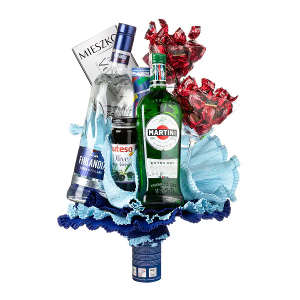 Bukiet prezentowy - Vodka Martini Cocktail Set