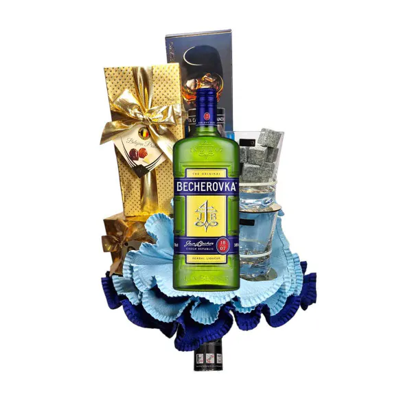 Bukiet prezentowy - Becherovka