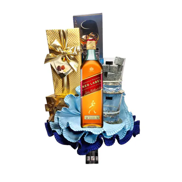 Bukiet prezentowy - Johnnie Walker Red Label