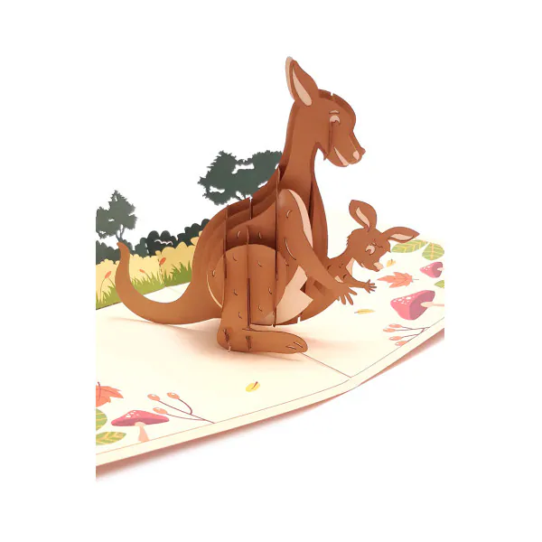 3D Kartka - Kangurki