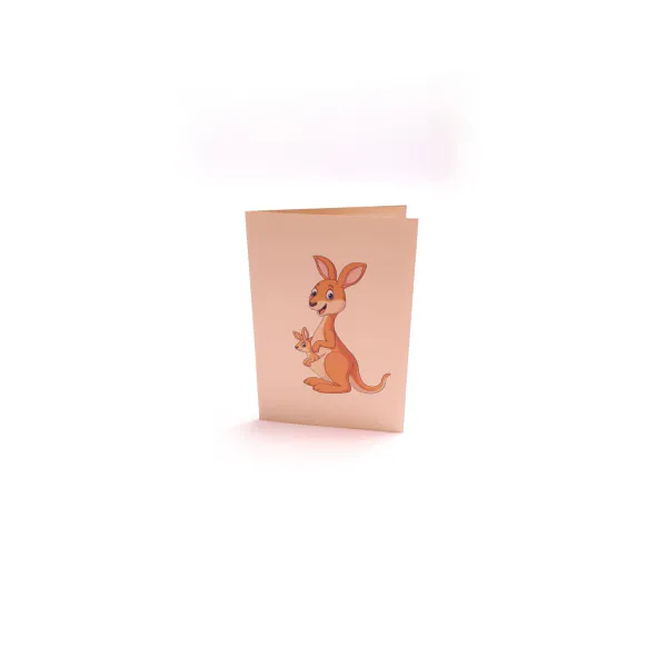 3D Kartka - Kangurki