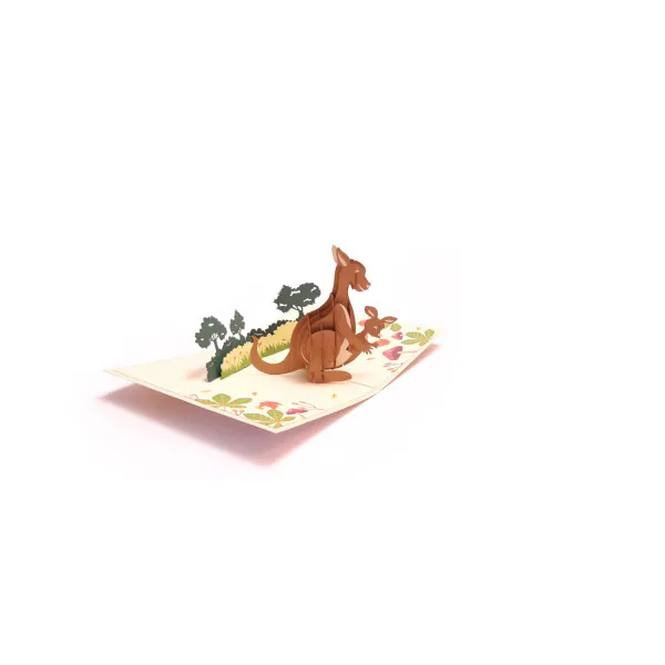 3D Kartka - Kangurki