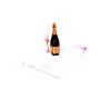 3D Kartka - Champagne
